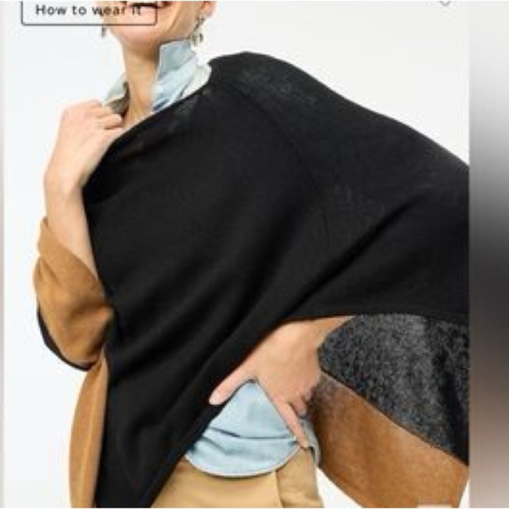 Cashmere J.Crew Poncho